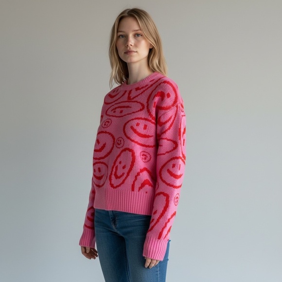 Cotton Emporium Women’s Pink Sweater Size S - Picture 2 of 7